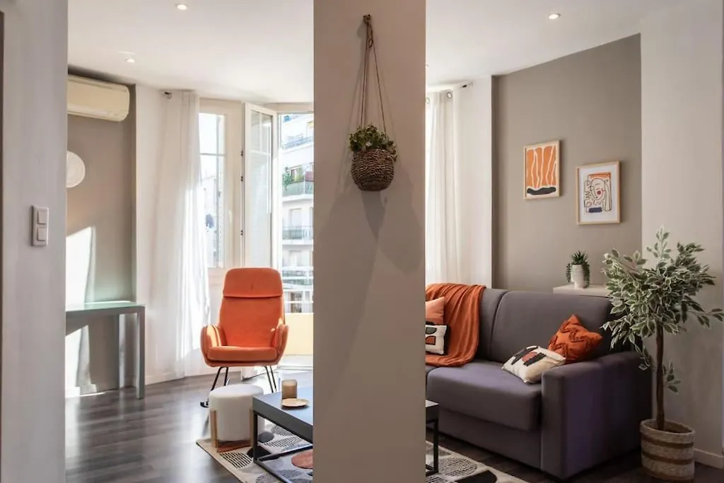 Apartment L1 Suite Auguste Valensin 10 Min A Pied Mer Clim&Wifi Nice France